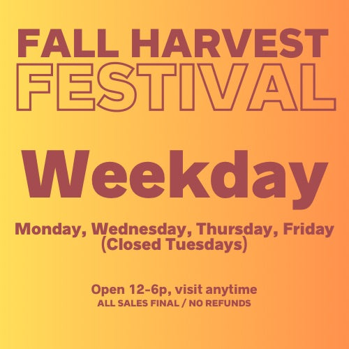 2025 Weekday Fall Harvest Festival