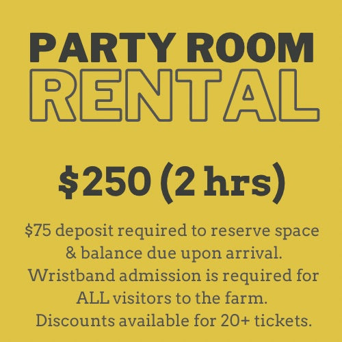 2025 Party Room Rental