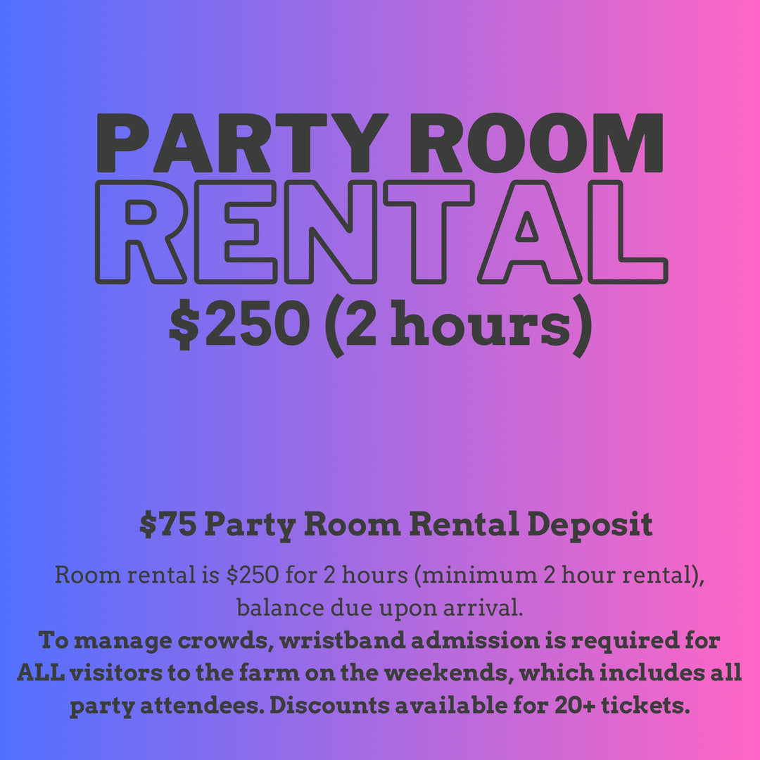 2025 Party Room Rental