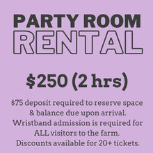 Load image into Gallery viewer, 2023 Party Room Rental
